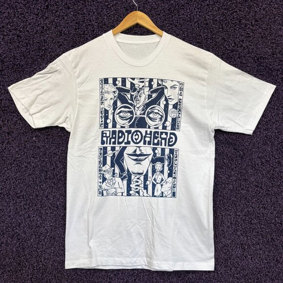 Radiohead Worcester 1998 The Centrum Show Art Band T-Shirt L - Picture 1 of 4